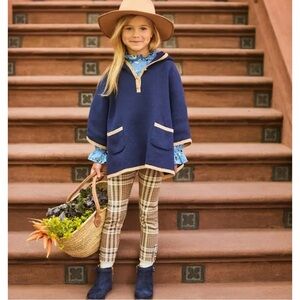 Janie and Jack Girl Merchant Marine The Brownstone Cape 5 to 6